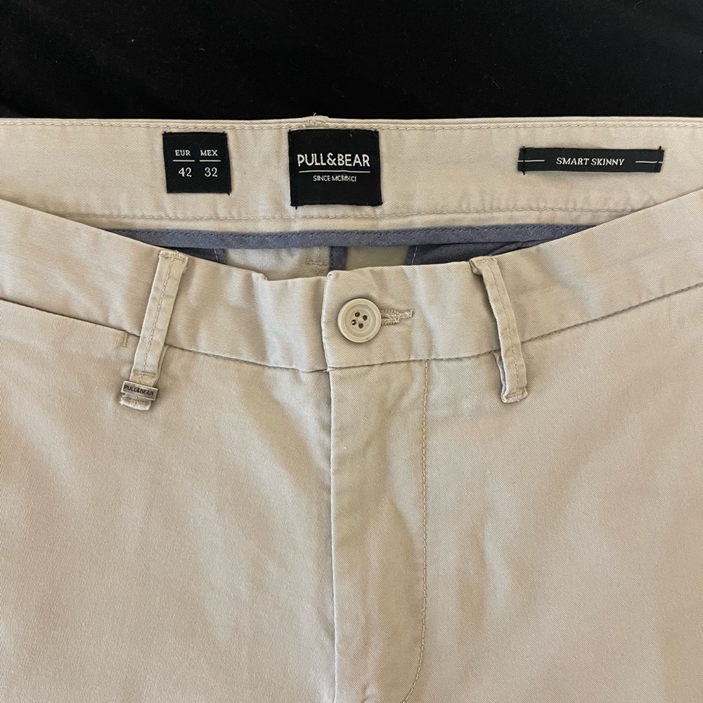 Pull&Bear Beige Smart Skinny Pants